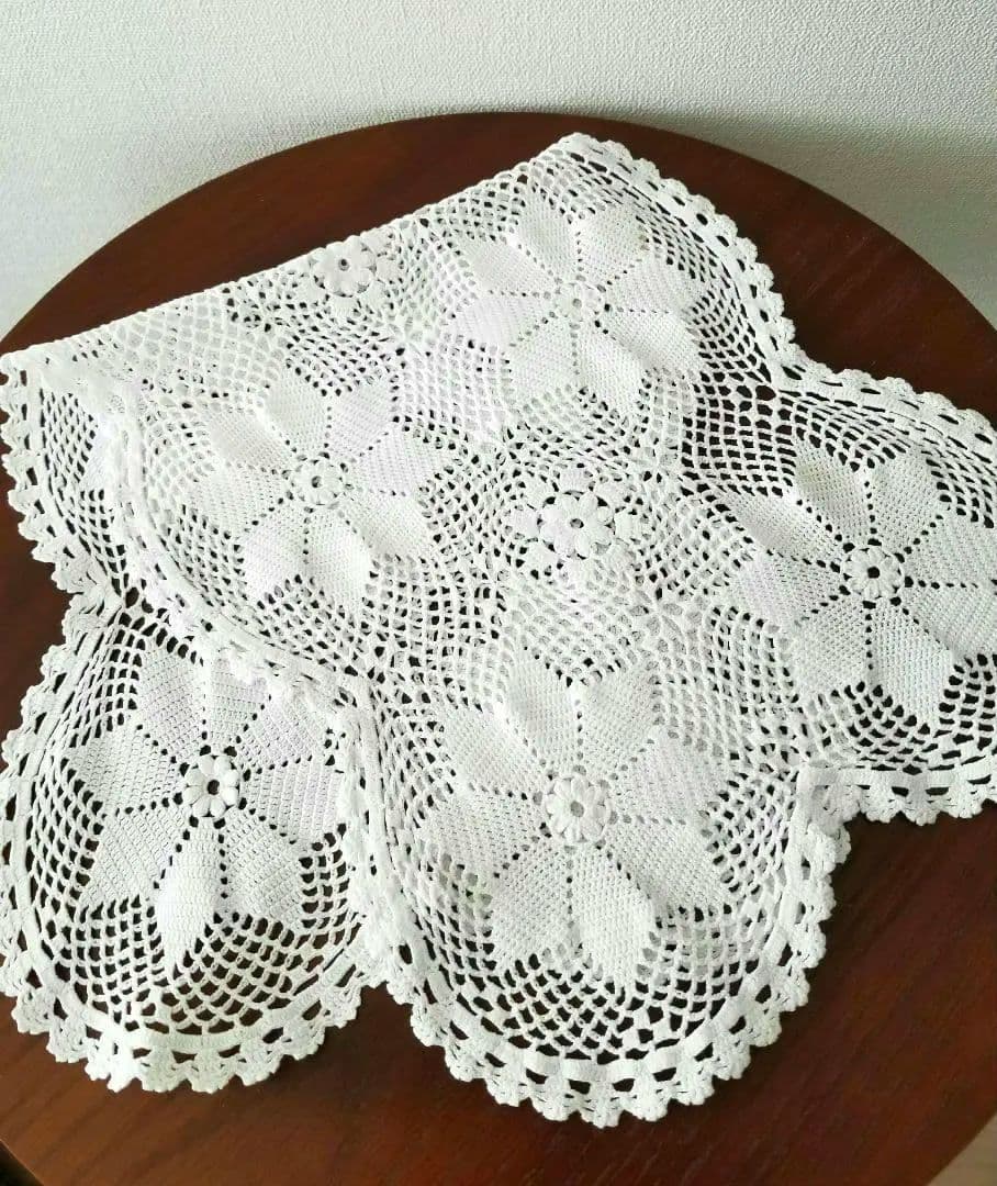 トレンド レース編み ハンドメイド テーブルセンター テーブルクロス