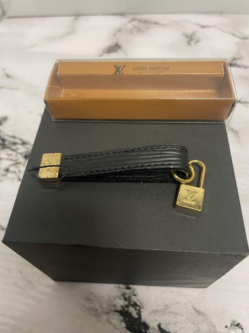 【ヴィンテージ】9 ルイヴィトン ストラップ レザー ブラック vuitton