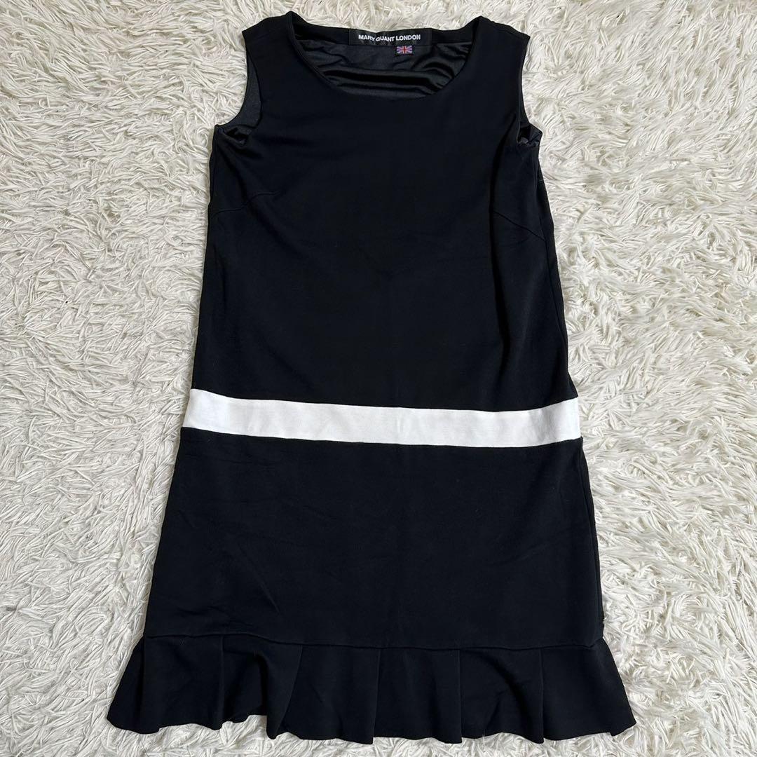【MARYQUANT】マリークワント ワンピース ノースリーブ 38 ボーダー