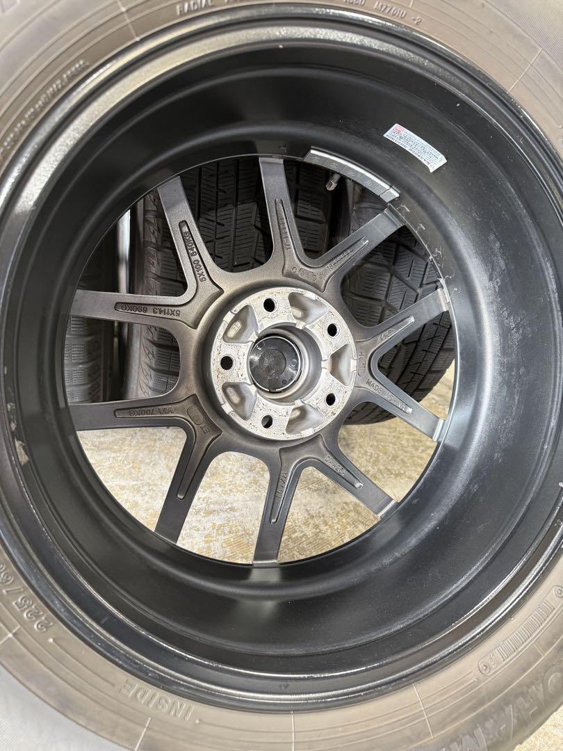 ‪☆M058‪☆225/60R17 ヨコハマ スタッドレスタイヤ アルミセット‪