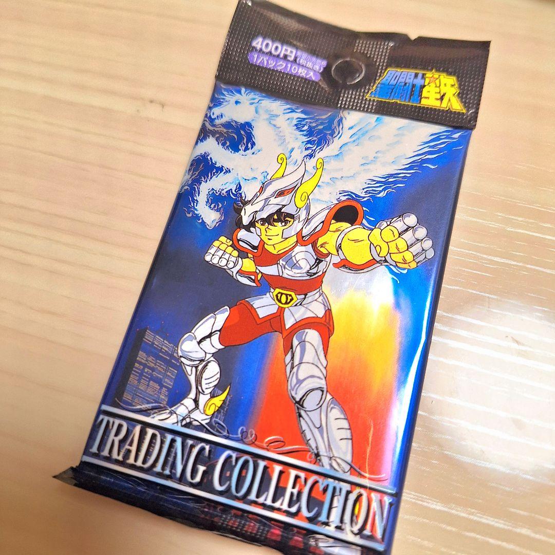 値下げ　レア！　聖闘士星矢　トレカ　５パックセット