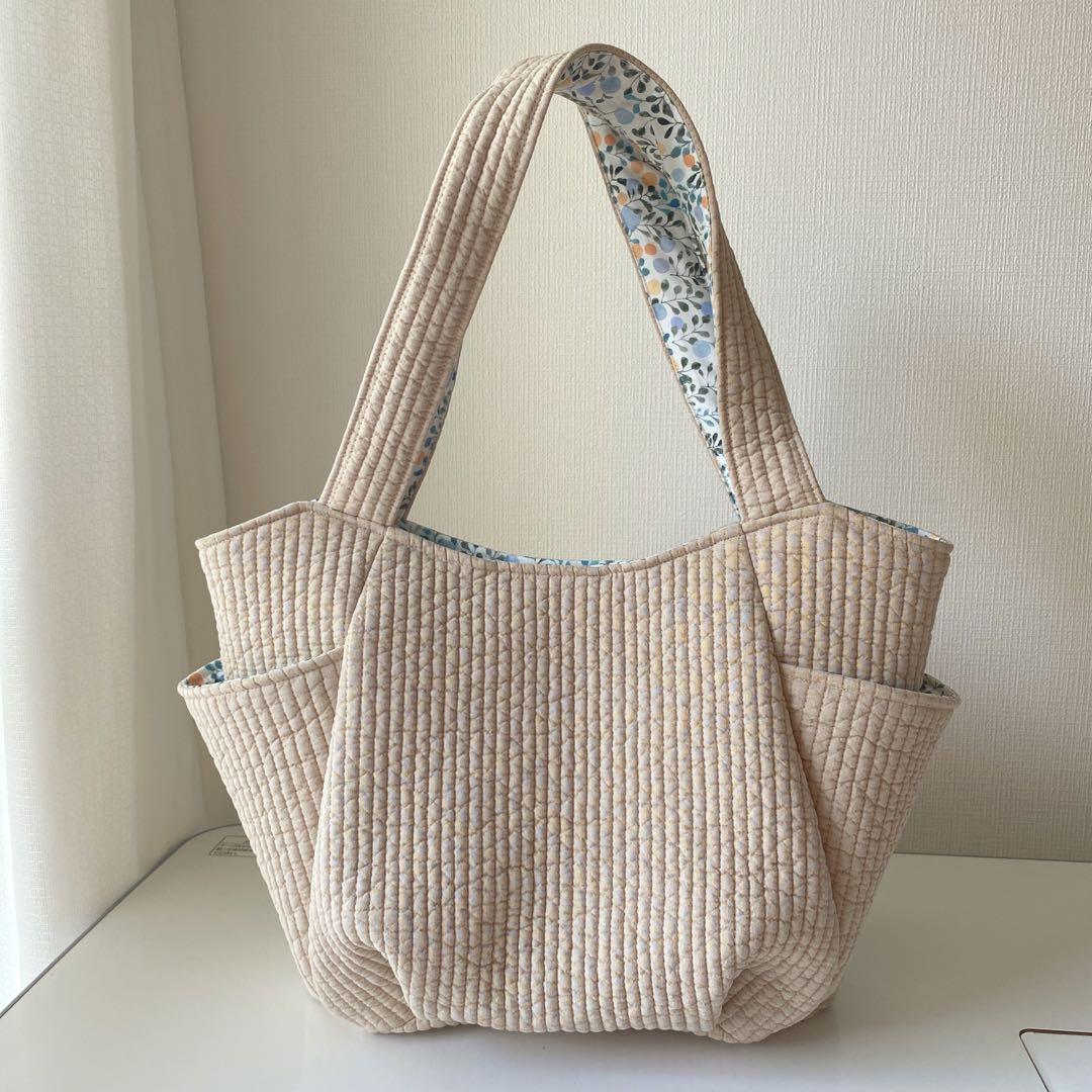 今年の新作から定番まで！ ハンドメイド＊古布＊酒袋＊柿渋染め×牛革シュリンク＊大きめトート トートバッグ