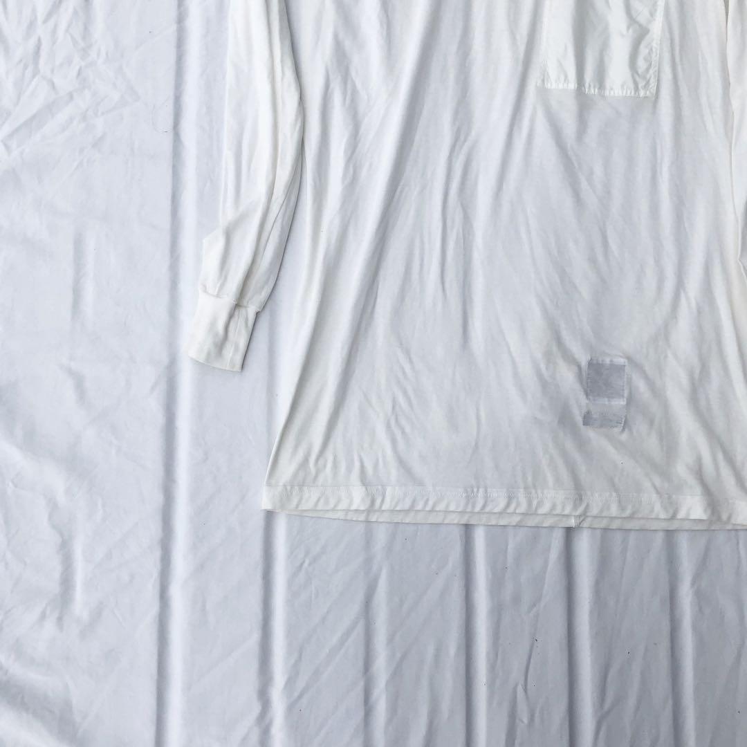 rick owens DRKSHDW 15ss ナイロンポケット 切替 ロンt
