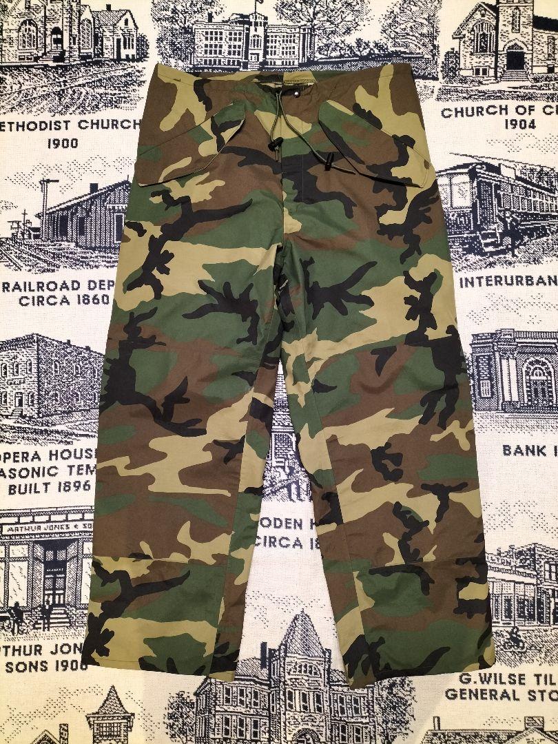 米軍 US ARMY ECWCS ウッドランド迷彩GORE-TEXパンツ M-R