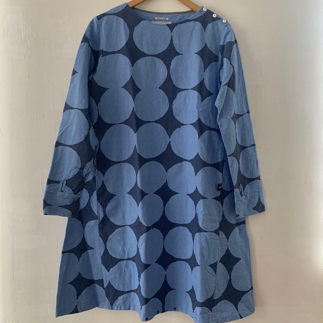 SOU SOU × le coq sportif BIKE ワンピース 水玉S SOU SOU