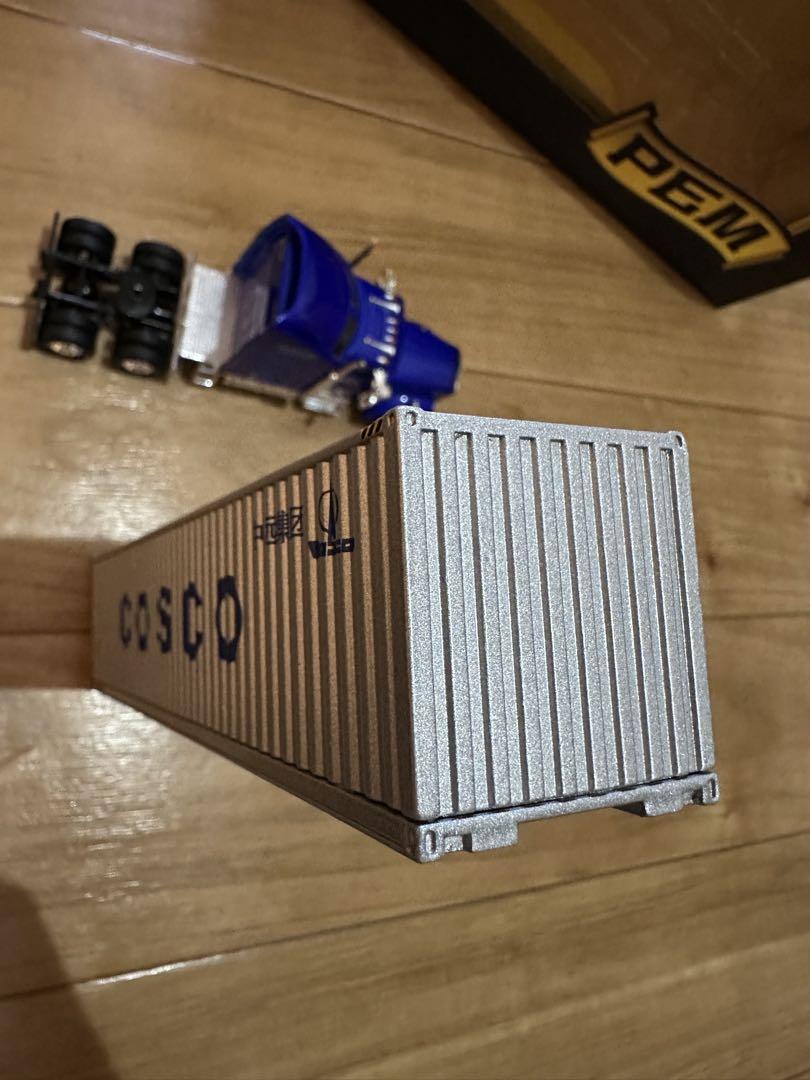 COSCO 青 トレーラー 1/64 スケール