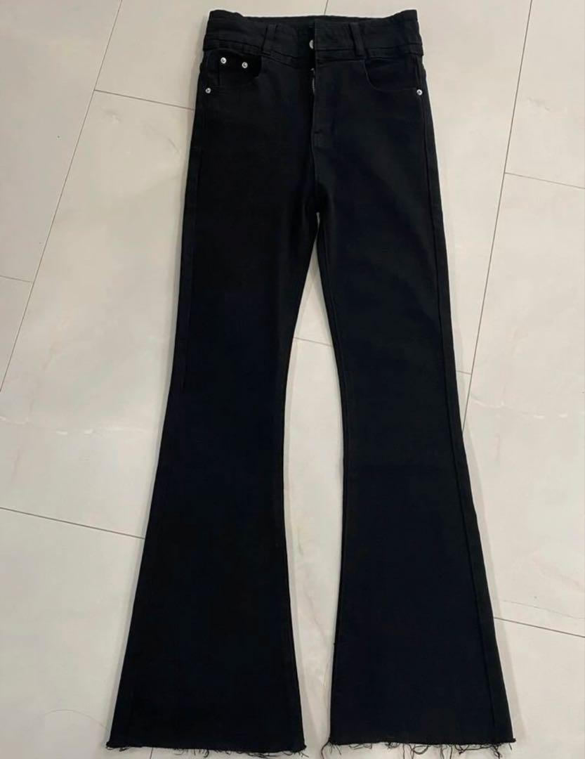 Rickowens Bolan似 デニム フレアパンツ 即日発送 Bolan似 フレアパンツ opium wax - メルカリ