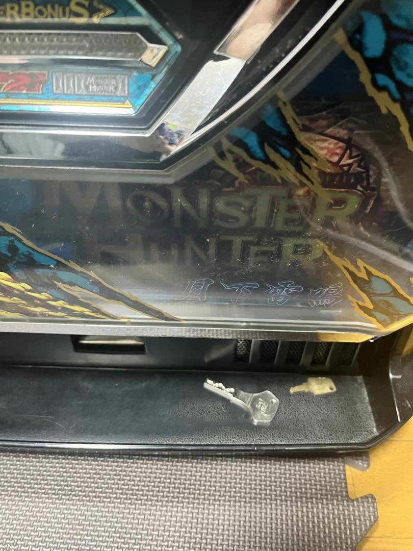 送料無料　月下雷鳴　モンスターハンター　パチスロ　コイン不要機