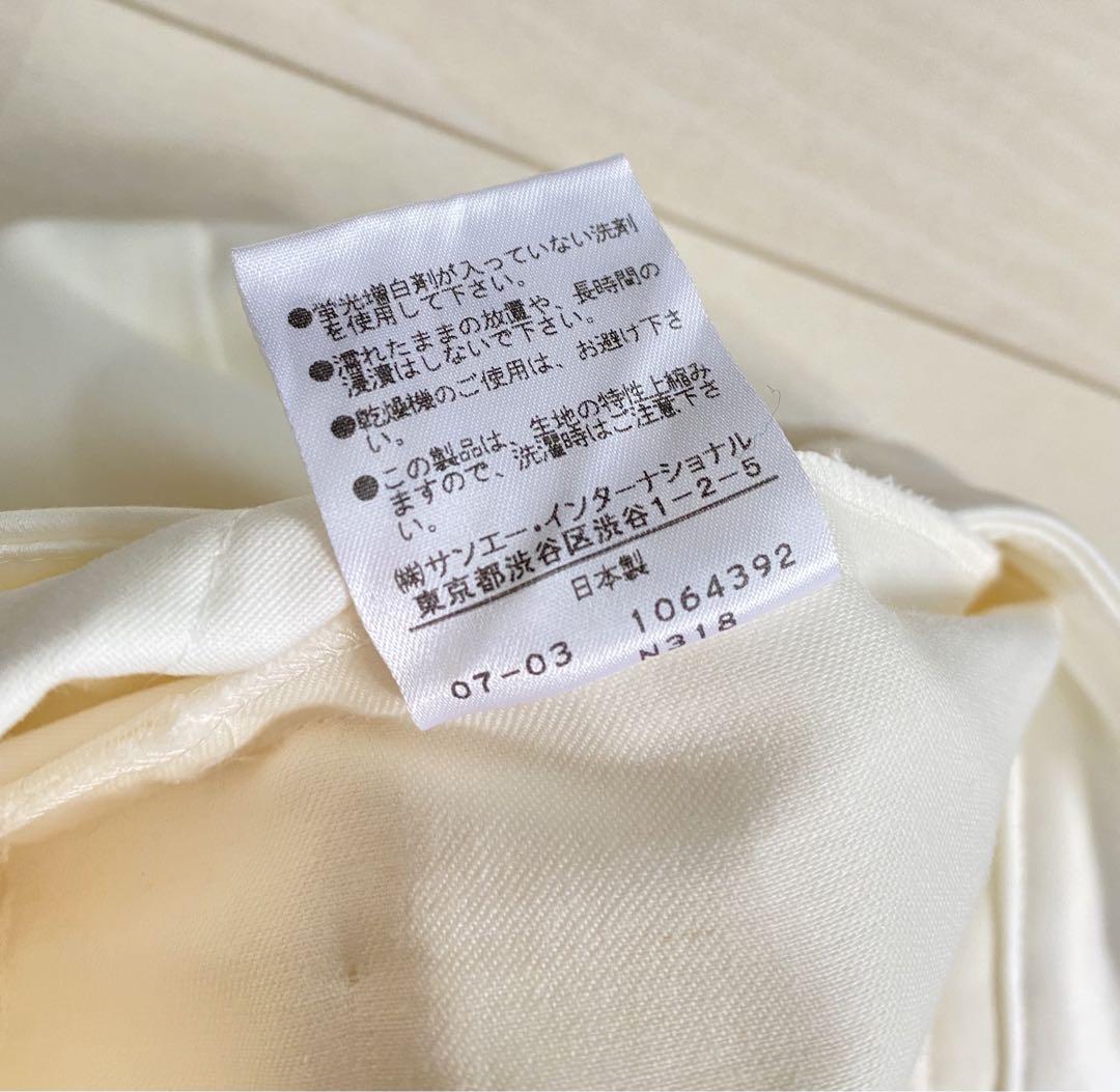 新品　未使用　パーリーゲイツ　白ホワイト　クロップド丈パンツ0 レディースゴルフ