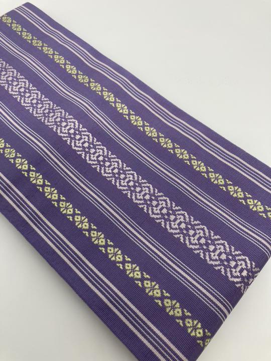 【即納&大特価】 本場筑前博多織 新品 正絹 浴衣 着物 半巾帯 小袋帯 博多帯 献上柄18 【即納&大特価】 本場筑前博多織 新品 正絹 浴衣 着物 半巾帯 小袋帯 博多帯 献上柄18