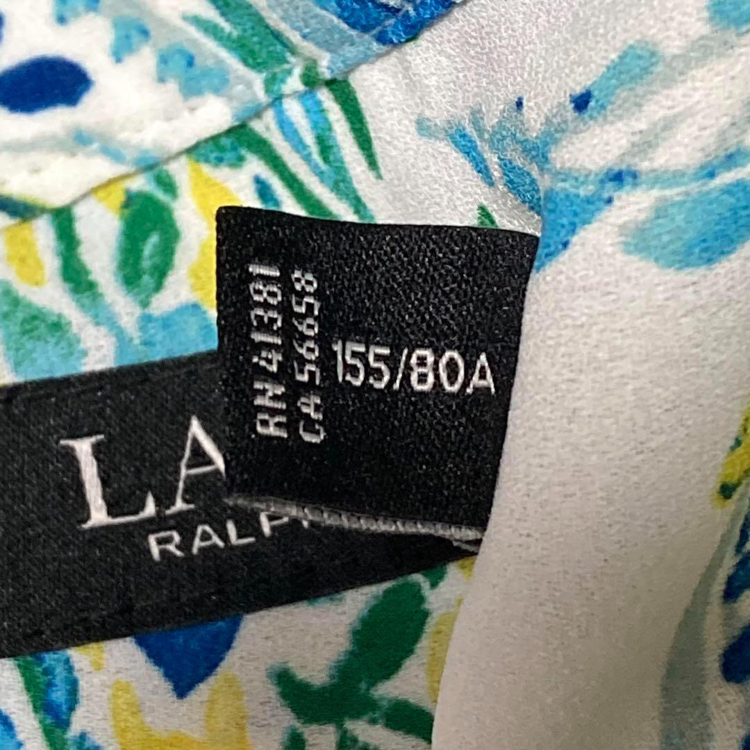 ラルフローレン　RALPH LAUREN　総柄ブラウス　花柄　ペイズリー柄　XS