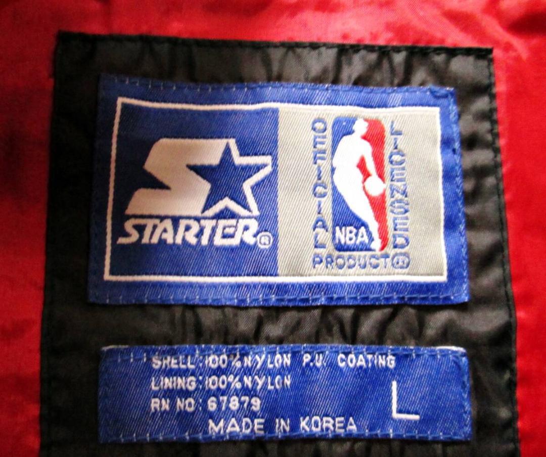 激レア 90'　ヴィンテージブルズナイロンジャケット　L　NBAシカゴブルズ刺繍