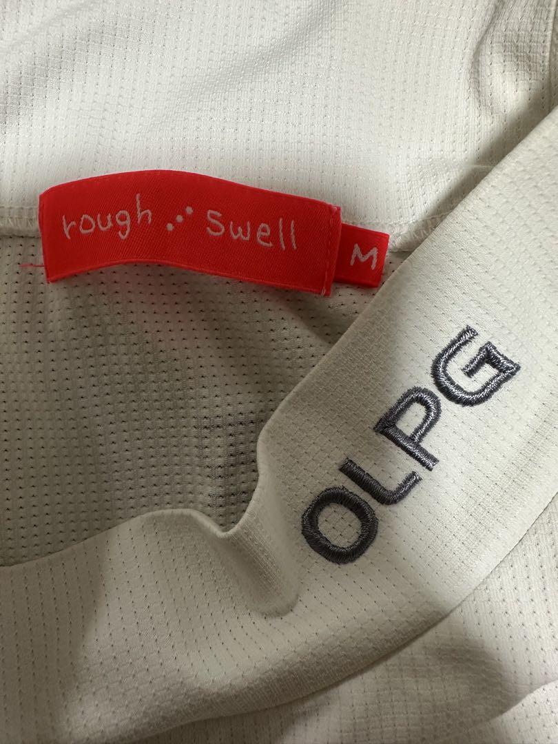 rough and swell M ハイネックシャツ ホワイト