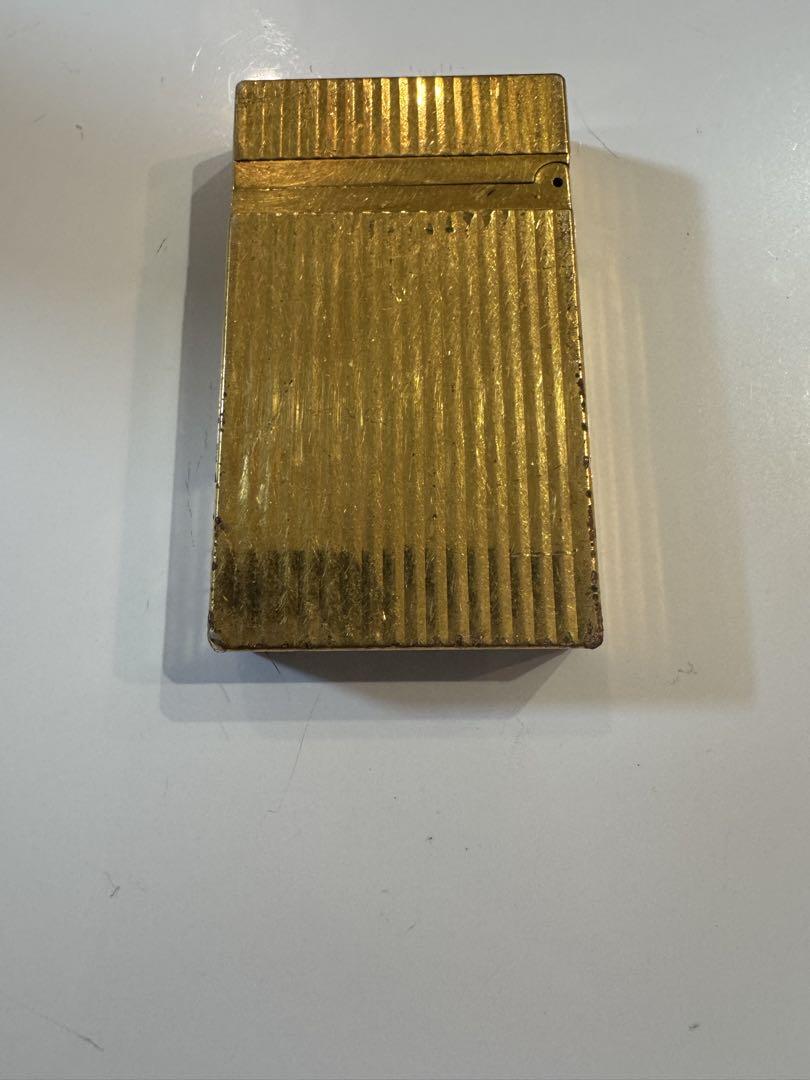 STDupont デュポン ガス ライター ライン ゴールド