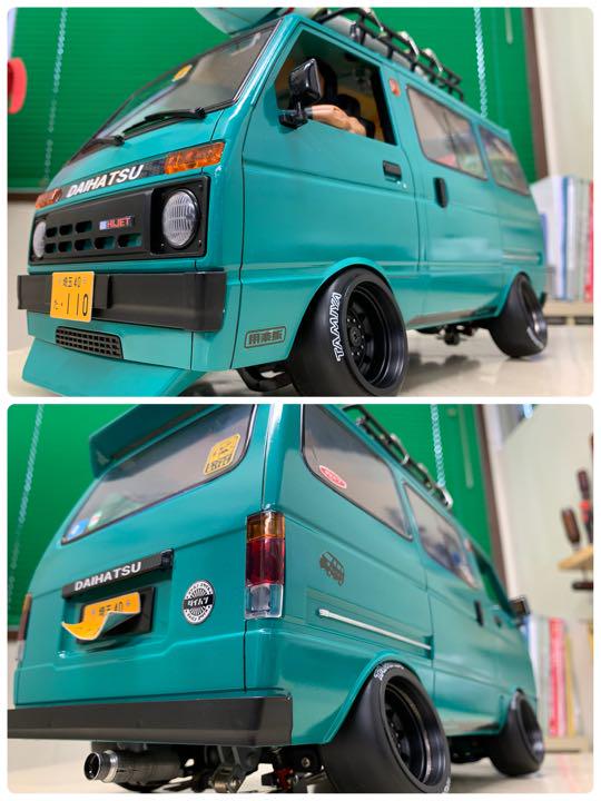 WPL D42 ハイゼット 軽バン 車高短 ドリフトカスタム Amazon | WPL D42 DAIHATSU HIJET ハイゼット バンタイプ 車高短