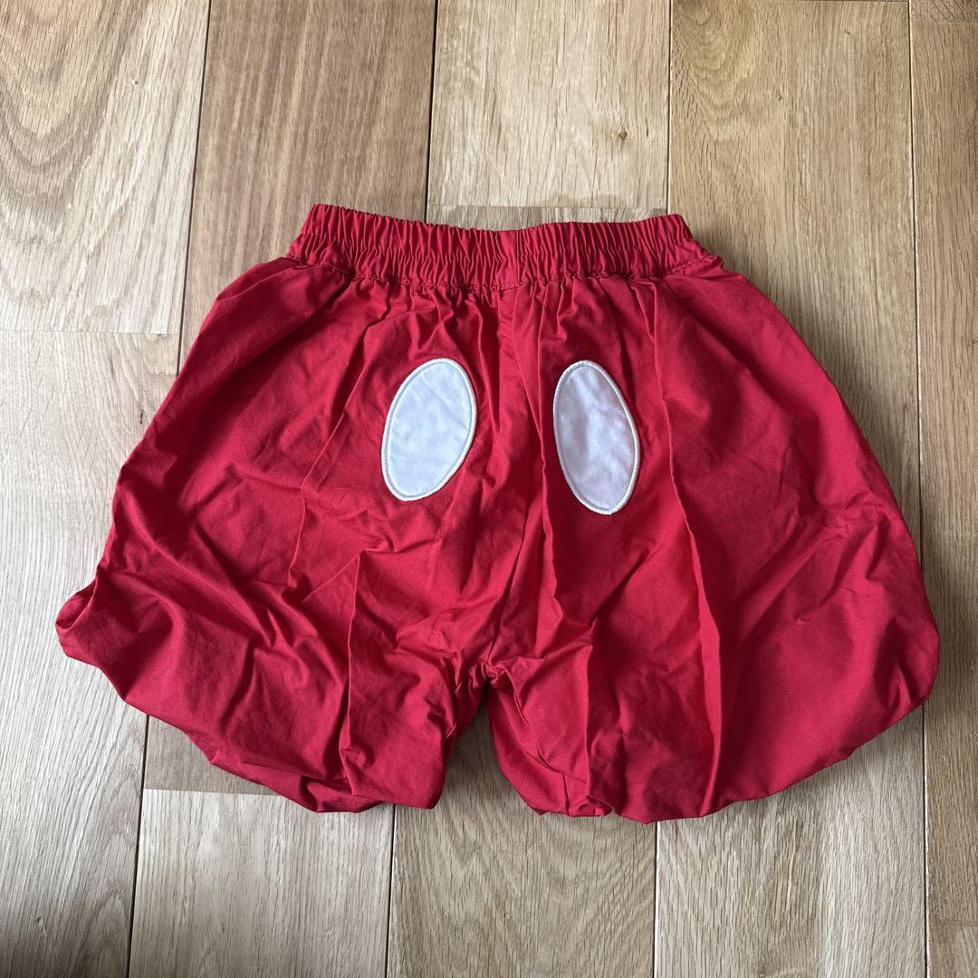 ミッキーマウス 赤 ハーフパンツ