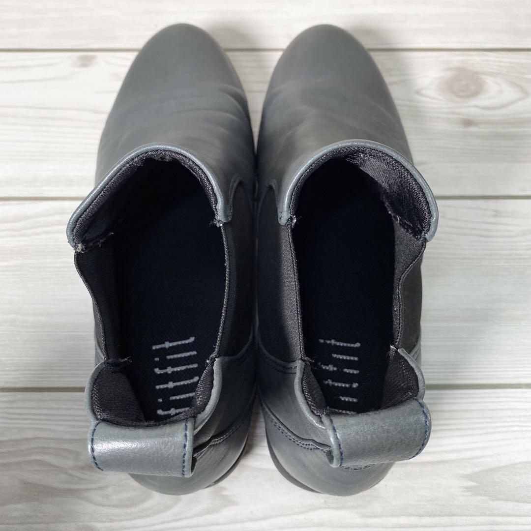 857【美品】fitfit フィットフィット サイドゴアブーツ 24.5