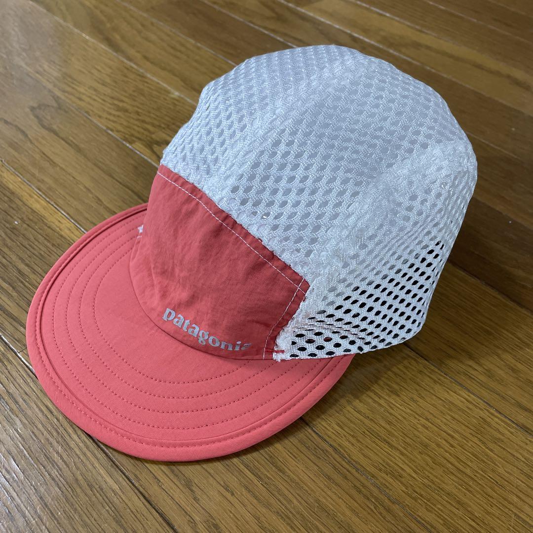 2000s USA製 patagonia メッシュキャップ ダックビル M 白 Patagonia Duckbill Mesh Cap Early Model Water Blue Teal