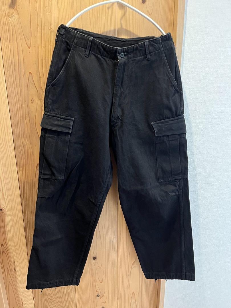 comoli コモリ ブラックデニム B.D.Uパンツ 画像1