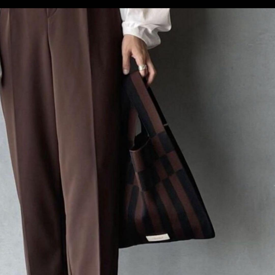 「新商品」に関するプレスリリース トリコテ アダムエロペ tricote ニットバッグ ブラウン 別注 バッグ