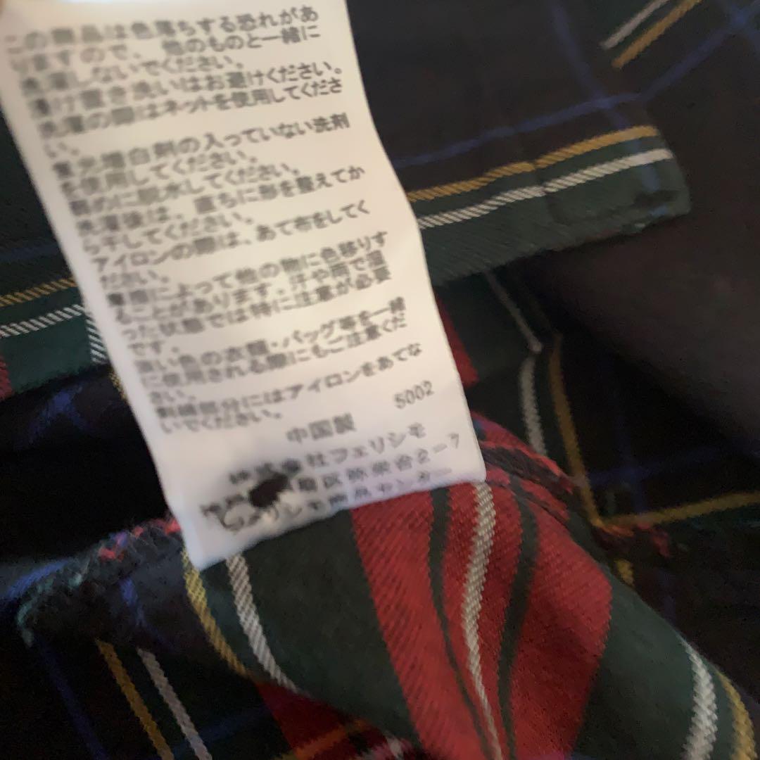 ponさんのチェックワンピース