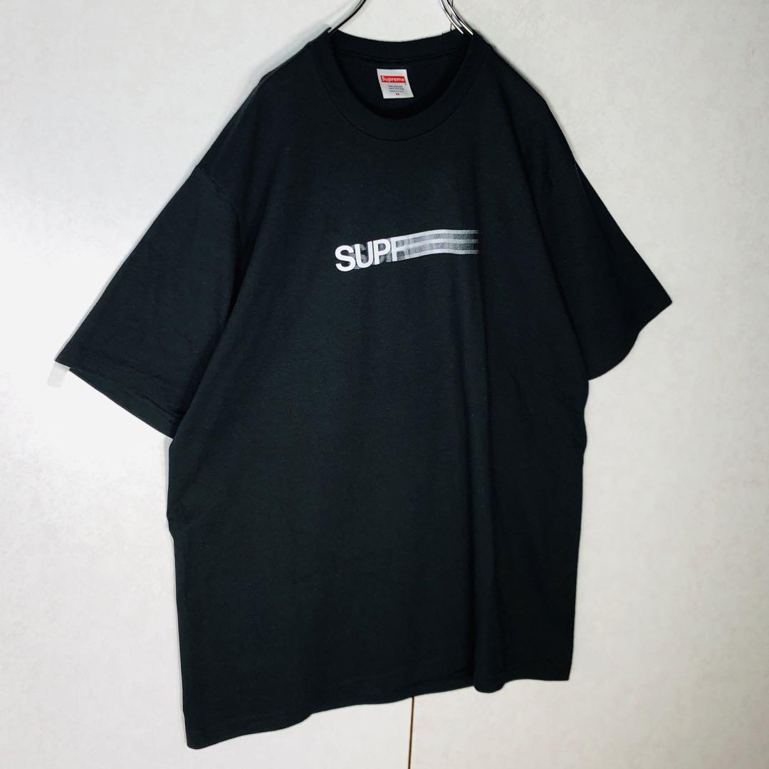 【超人気デザイン】シュプリーム モーションロゴ センターロゴ Tシャツ M 黒 【超人気デザイン】シュプリーム モーションロゴ センターロゴ Tシャツ M 黒