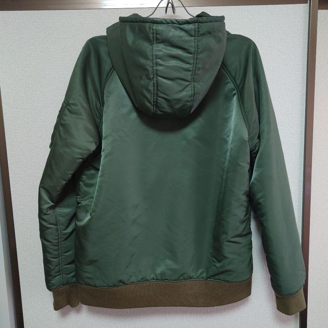 felkod High Neck Hooded MA−1ジャケットL