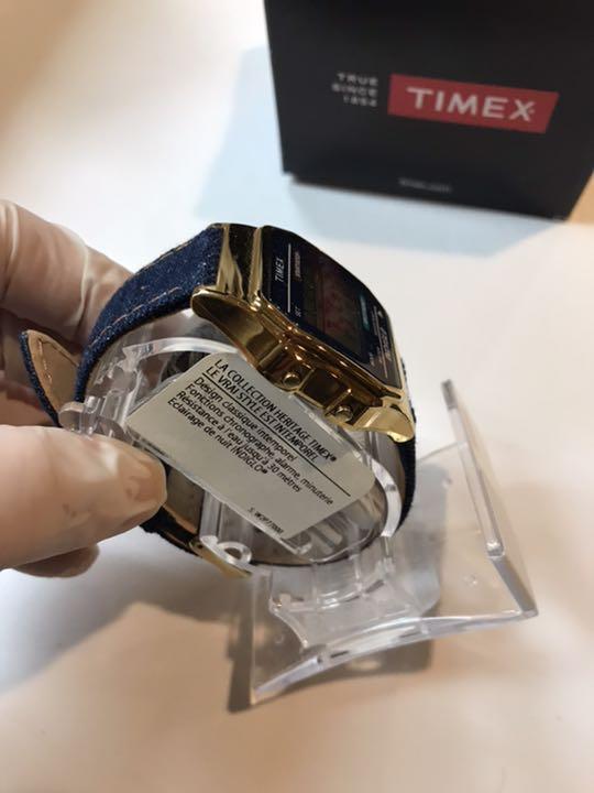 します ⭐️新品未使用 ブルーデニム デジタル tw2p77000 On8QK-m11073855697 TIMEX 腕時計 げますので