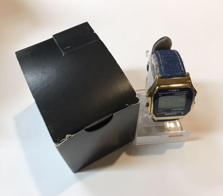 します ⭐️新品未使用 ブルーデニム デジタル tw2p77000 On8QK-m11073855697 TIMEX 腕時計 げますので