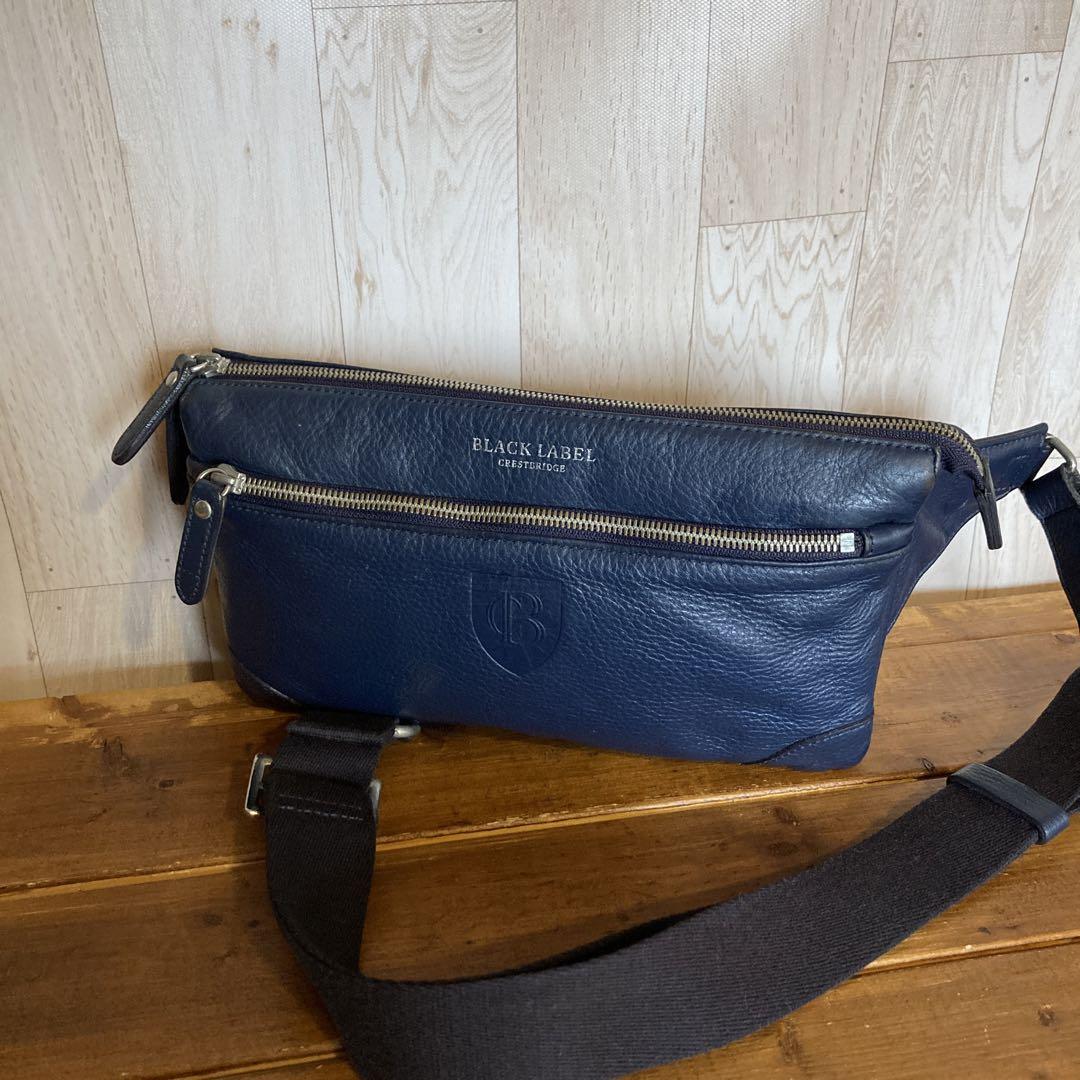 BLACKLABEL CRESTBRIDGE 本革　ボディバッグ