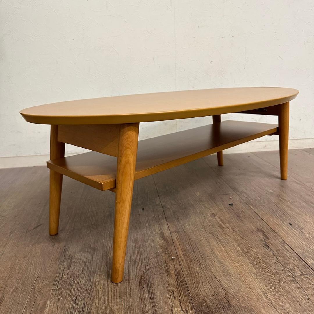 【新品・未使用】　　　アウトレット　折りたたみ式　テーブル 幅90ｃｍ 新品・未使用】 折りたたみ式 センターテーブル 90cm - メルカリ