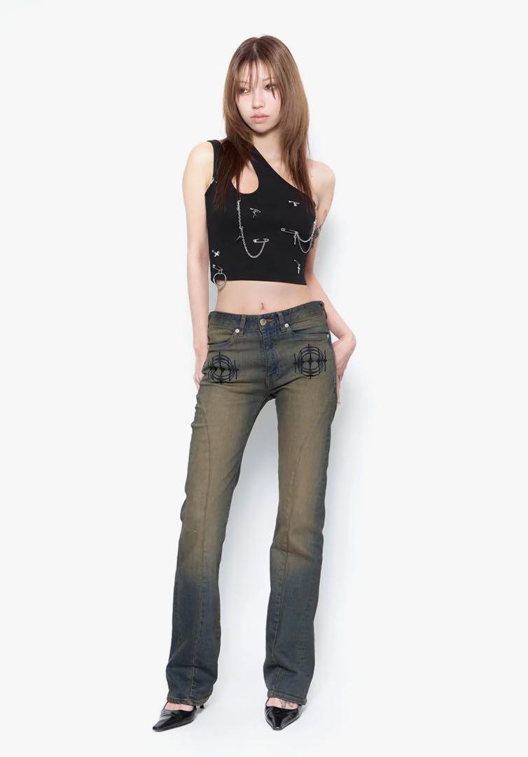 パンツ theredthread S symbol denim1