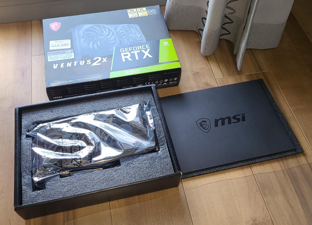 グラフィックボード・グラボ・ビデオカード GFORCE RTX3060 mis 12GB