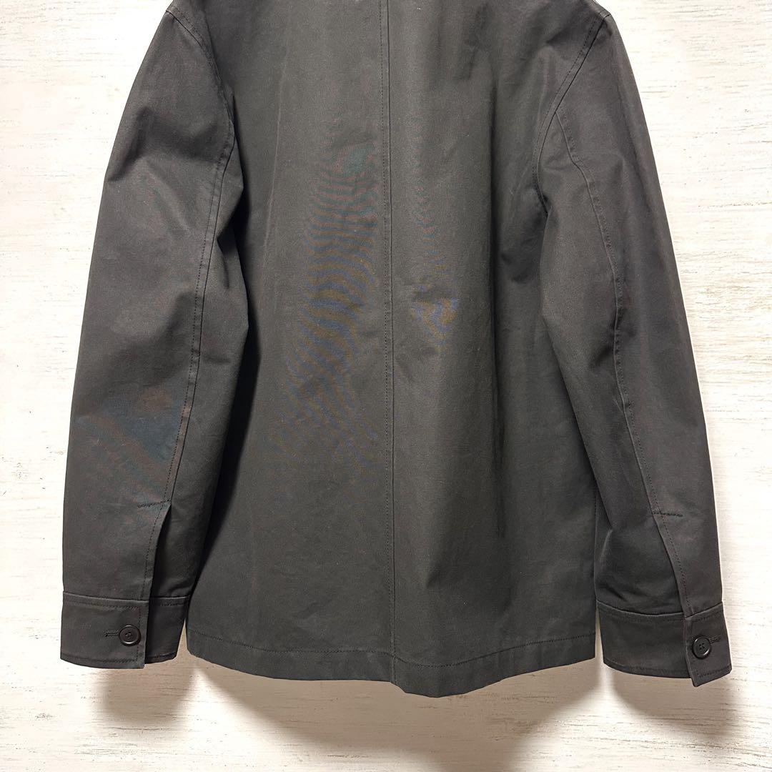 APC アーペーセー コットン ワークジャケット (M) A.P.C アーペーセー コットンミリタリージャケット 黒 ブラック