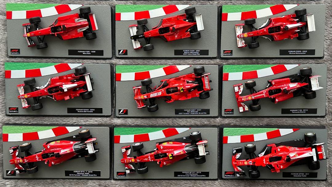 デアゴスティーニ F1マシンコレクション フェラーリ 18台セット