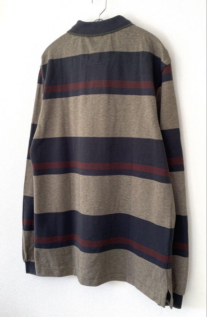 トップス Lands' End border polo L/S