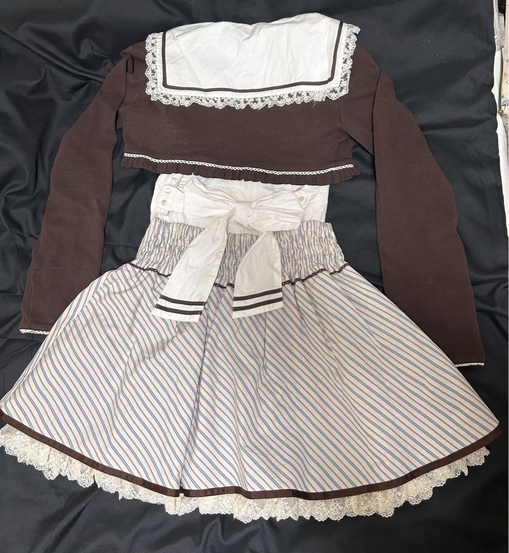 PUTUMAYO◇プトマヨ8点セット◇セーラーブラウス&スカート&ボレロ、小物 トップス