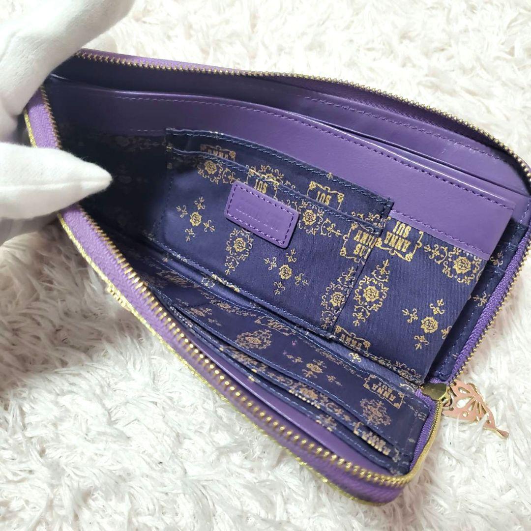 ANNA SUI アナスイ マジカルローズ L字 ファスナー 長財布 美品