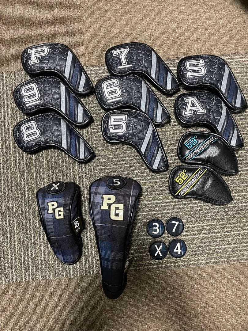 アイアン FW UT ヘッドカバー セット