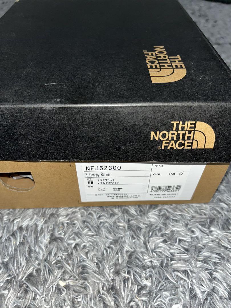 新品未使用　THE NORTH FACE　キャノピー ランナー　24cm