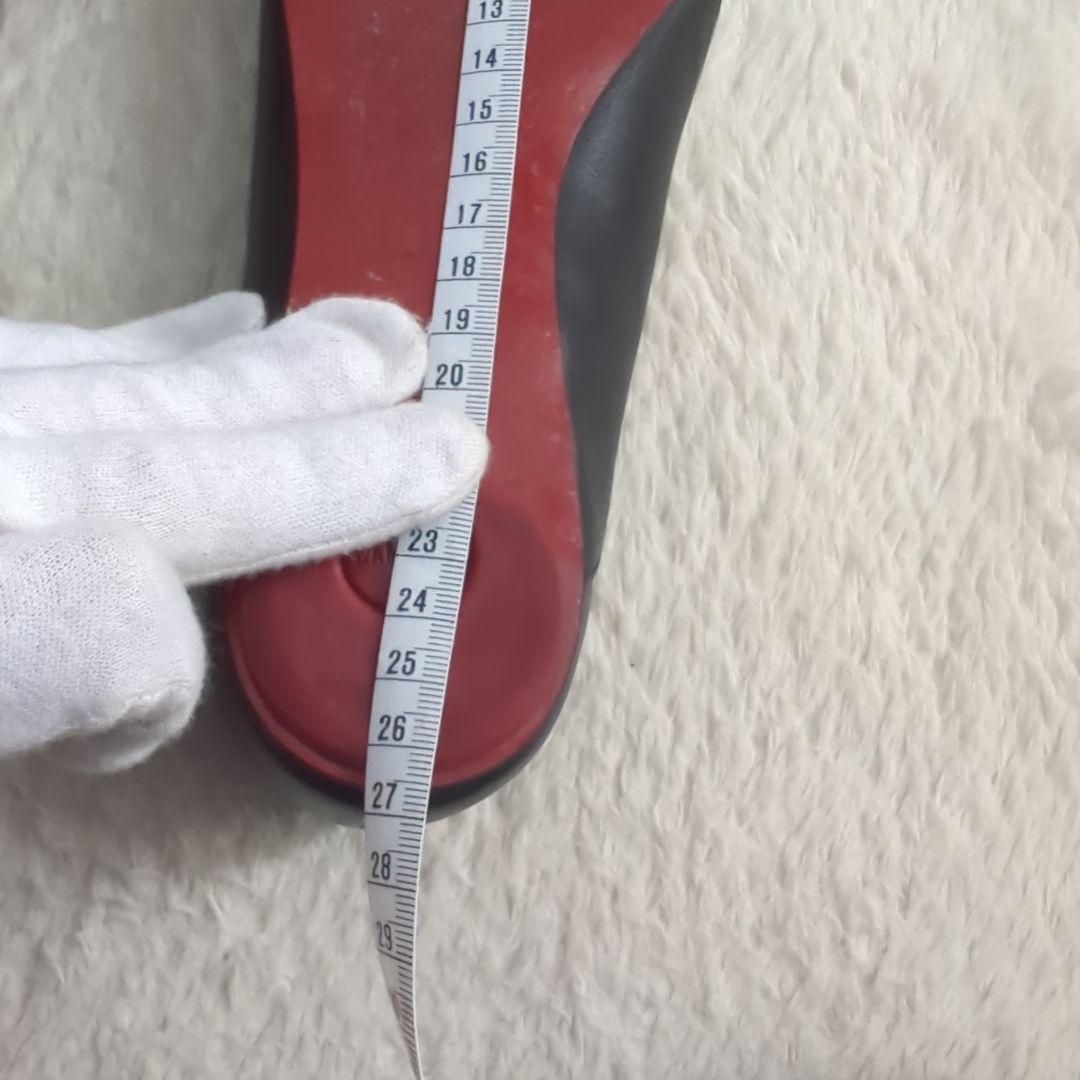 美品 CAMPER フラット シューズ パンプス 黒 39 レザー 革 靴