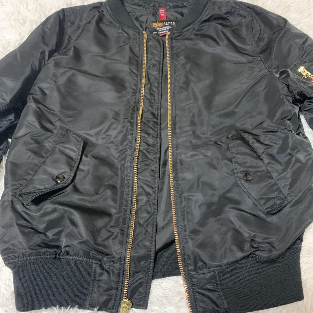 Alphaindustries MA-1 フライトジャケット 黒