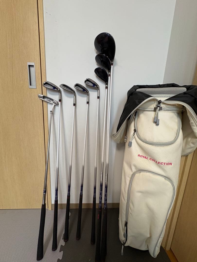 【中古】ロイヤルコレクション 豪華レディース ゴルフクラブセット 初心者