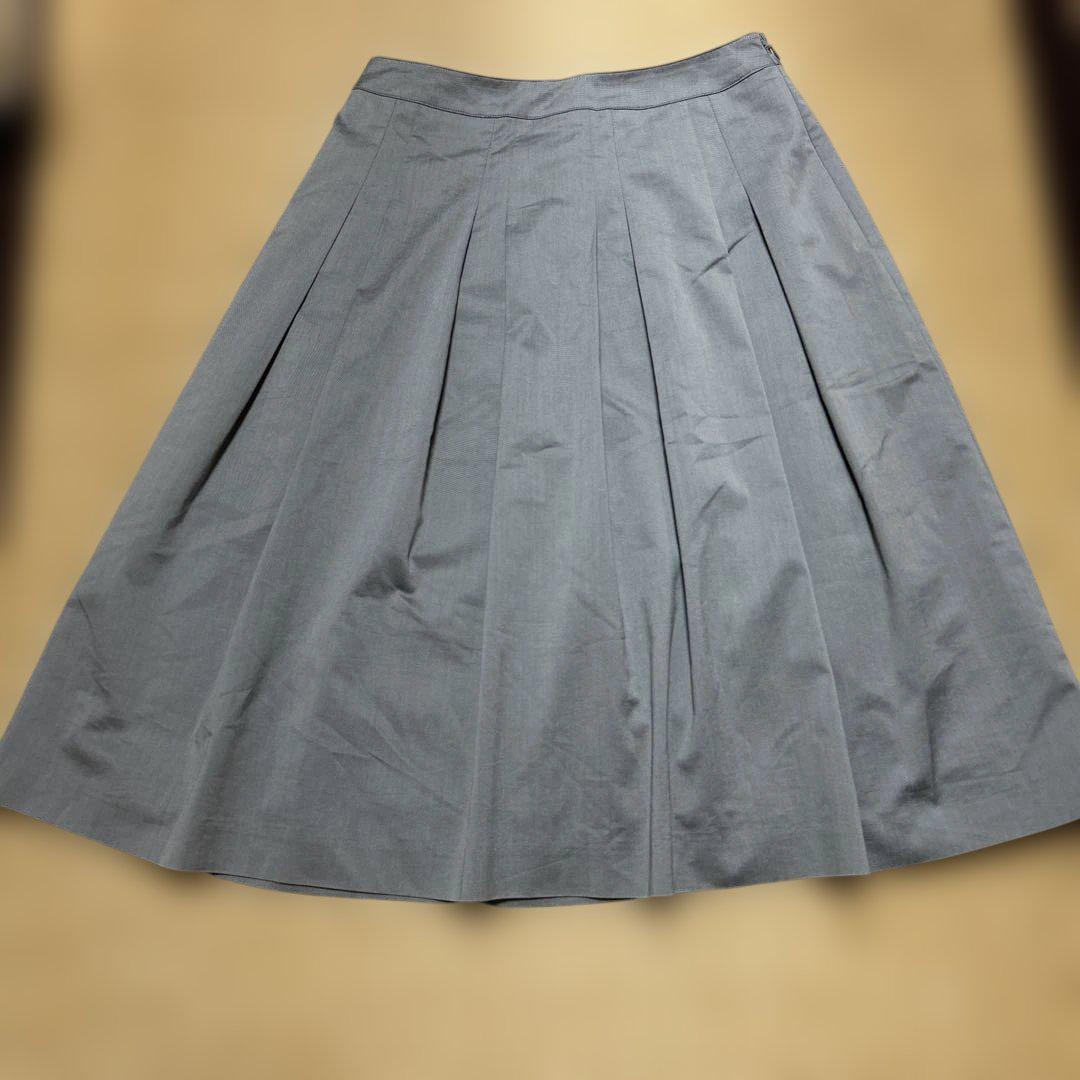 KEITH グレー プリーツスカート 40