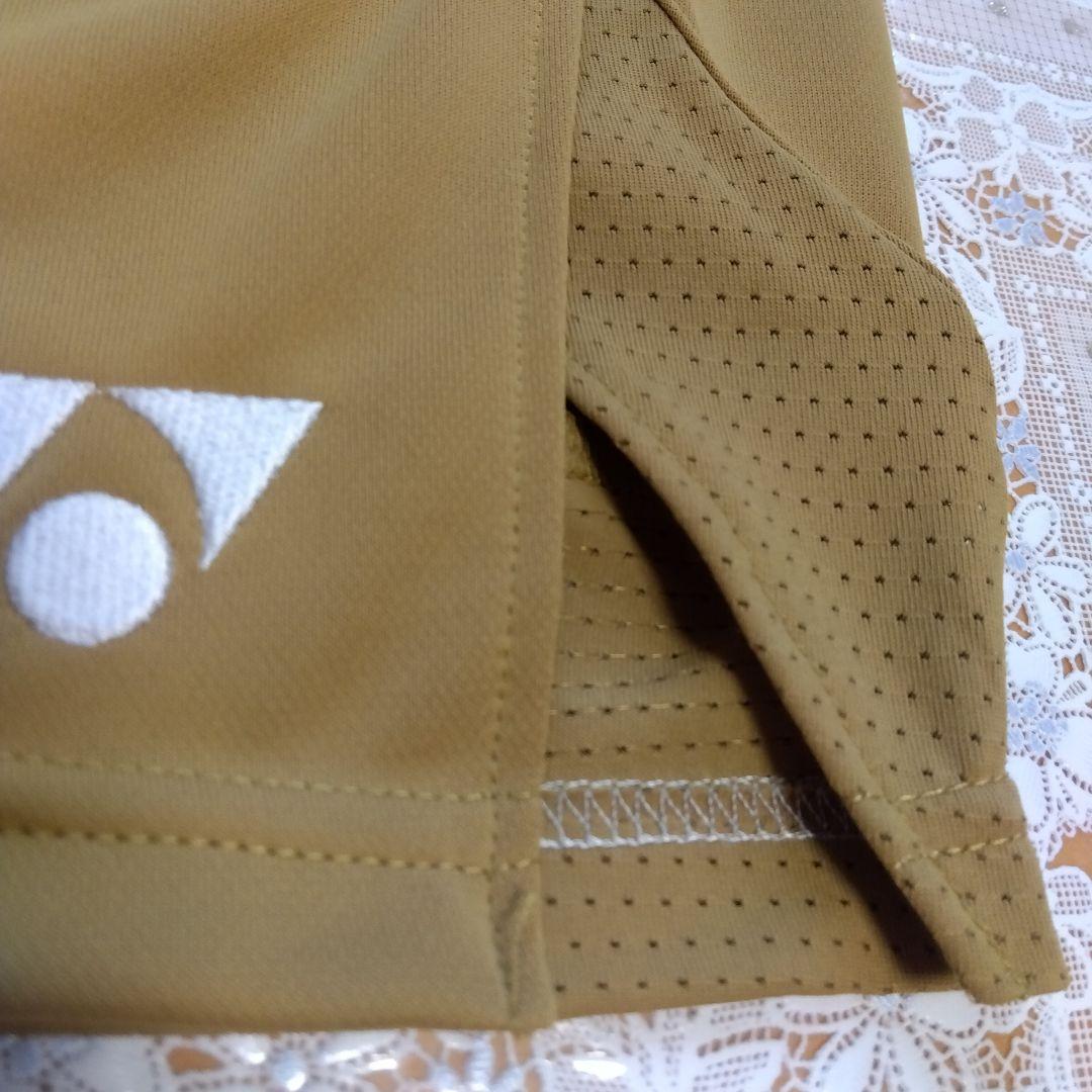 新品✨ ⑩ YONEX ハーフパンツ／ ユニ О／ゴールド／日本代表