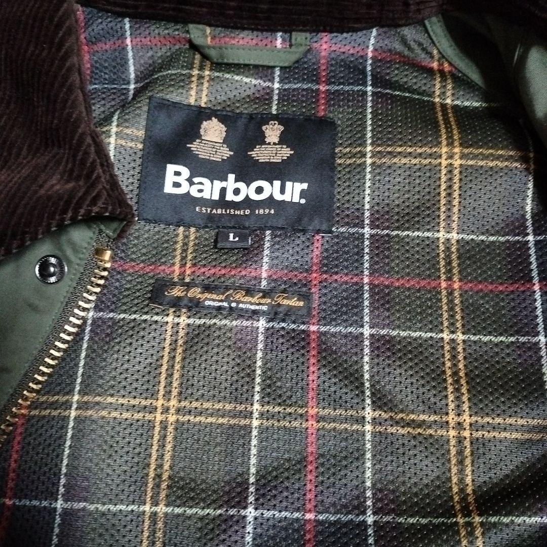 Barbour speyピーチスキン　ジャケット L