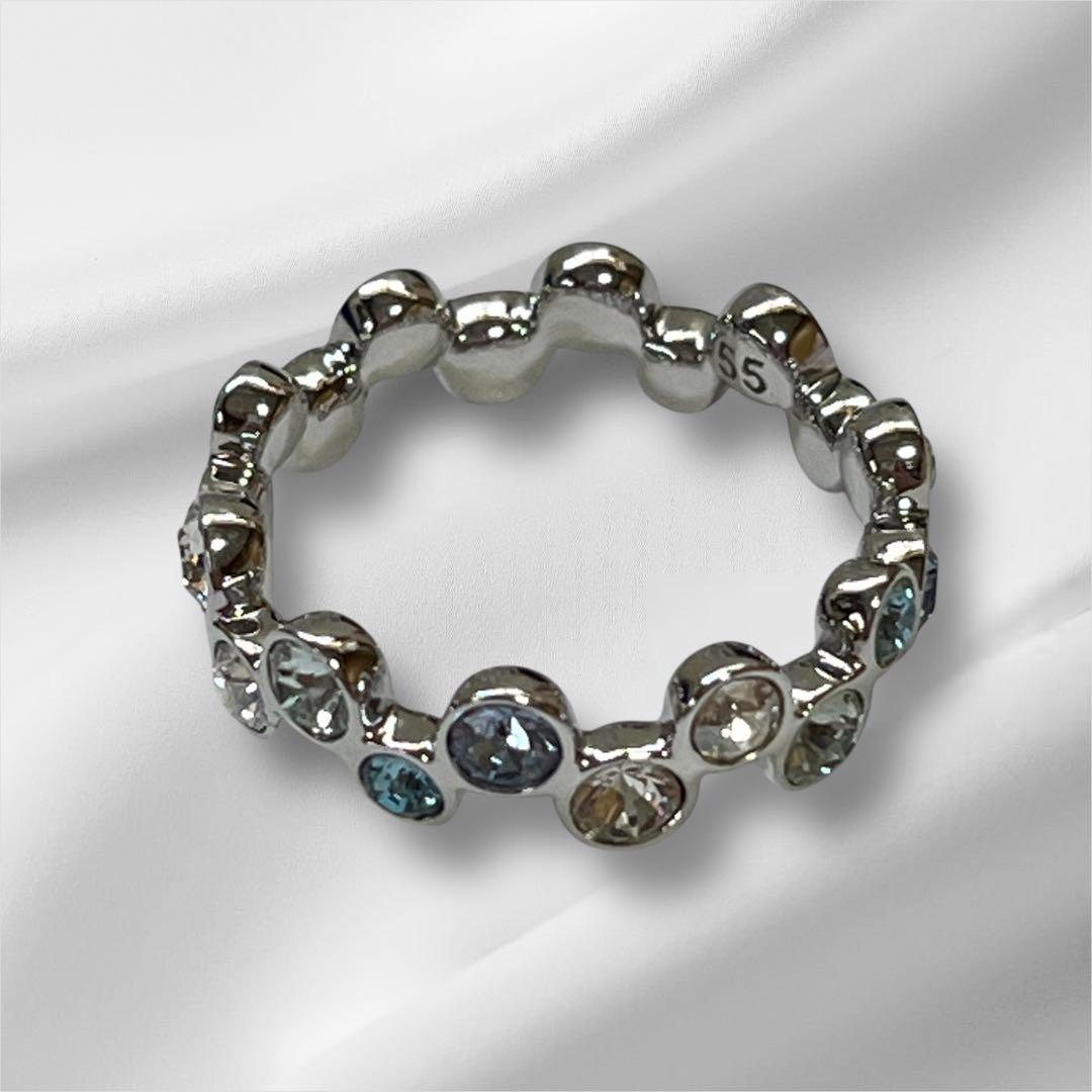 極美品　SWAROVSKI ヴィットーレ クリスタルリング 55