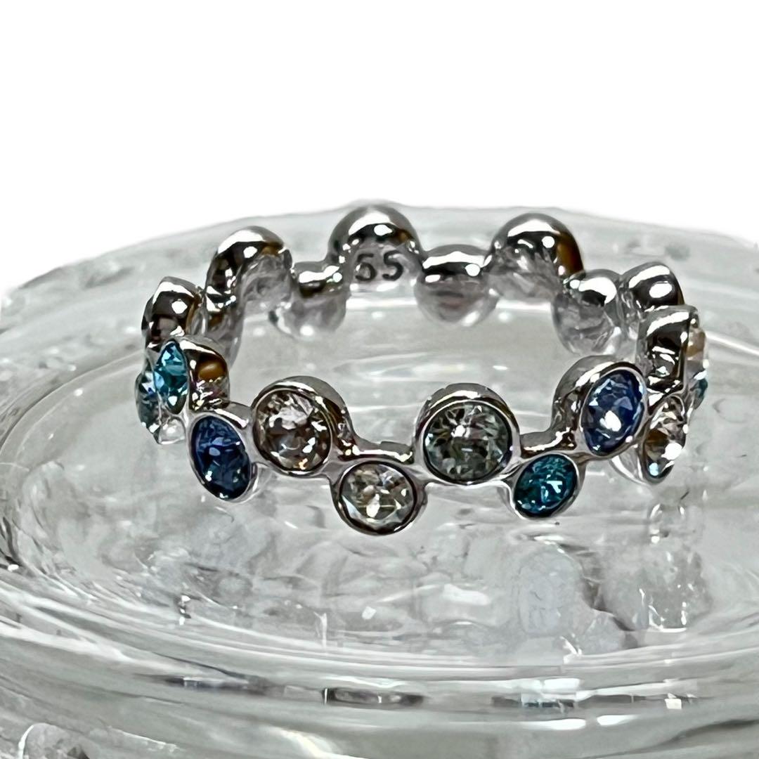 極美品　SWAROVSKI ヴィットーレ クリスタルリング 55