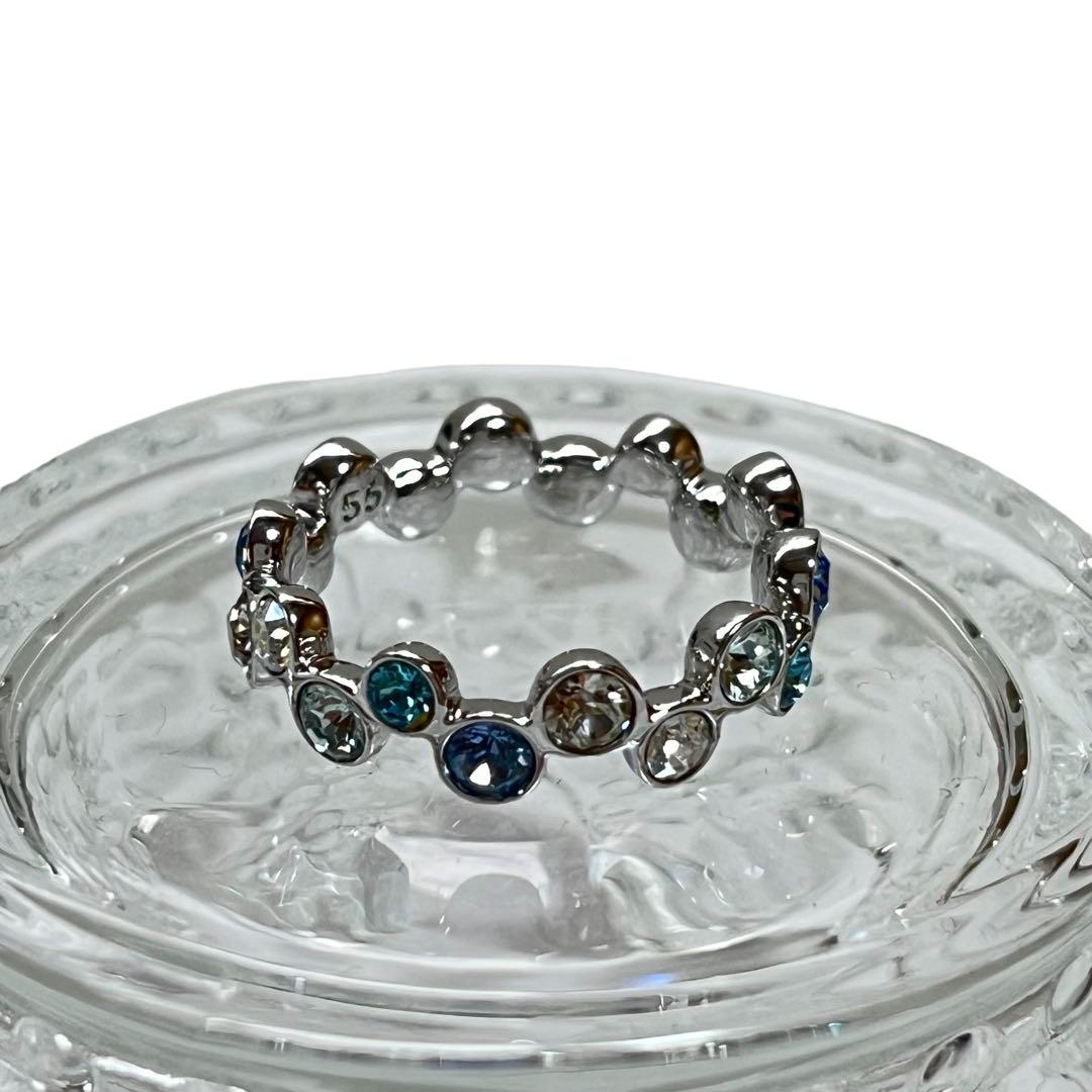 極美品　SWAROVSKI ヴィットーレ クリスタルリング 55