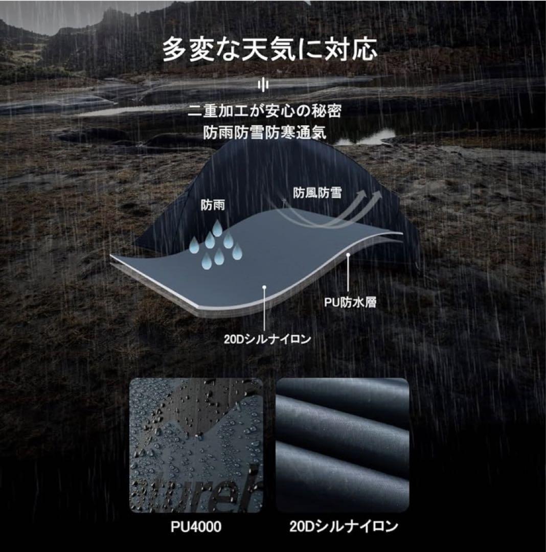 Naturehike Cloudup2 アップグレード版 20Dネイビー